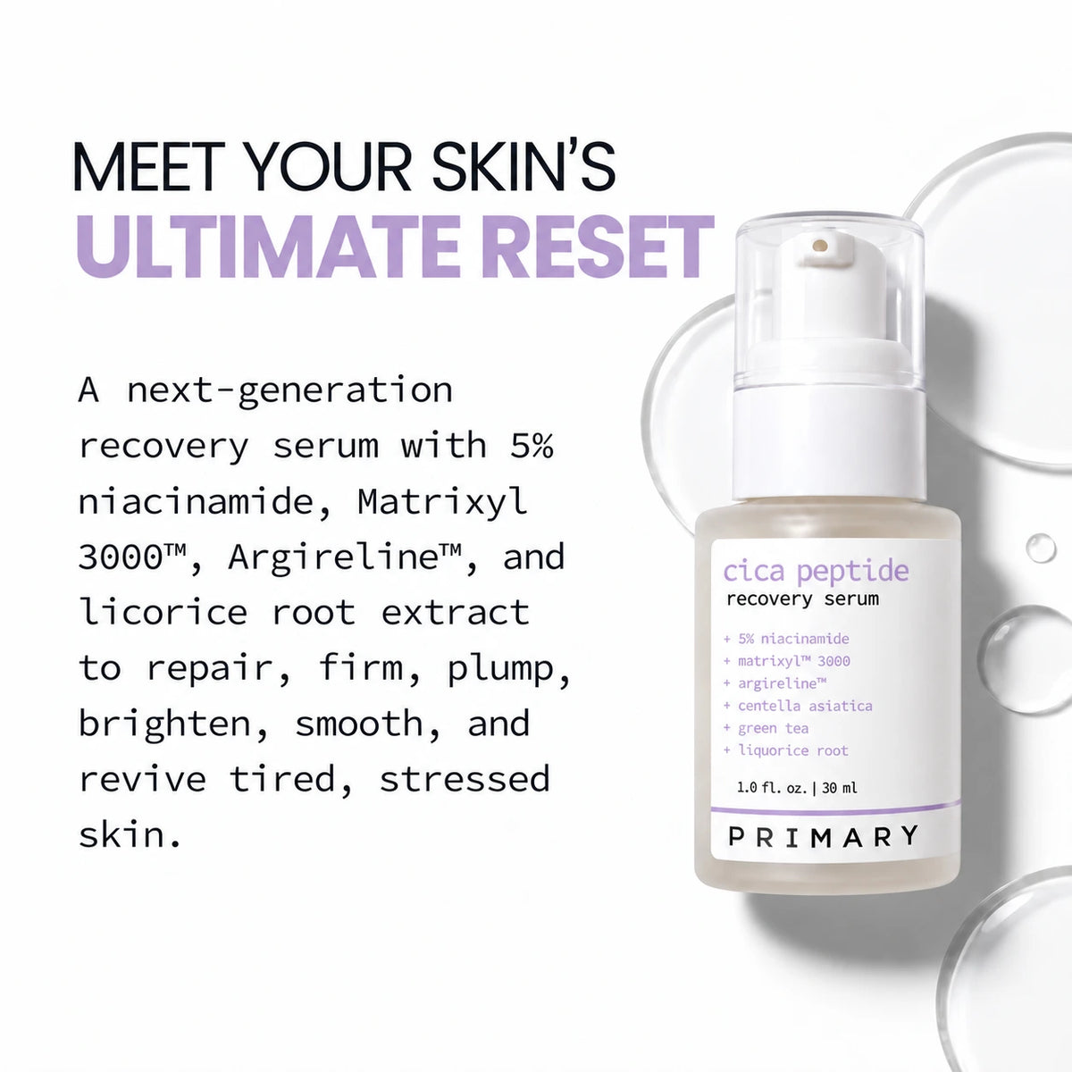 Cica Peptide Recovery Serum