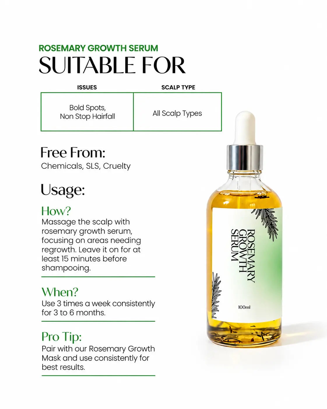 Rosemary Growth Serum