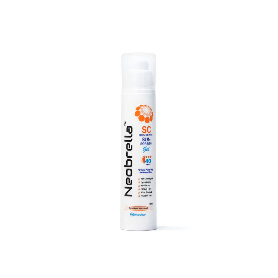 Neobrella SC (Sebum control gel) (SPF 40 and PA +++)