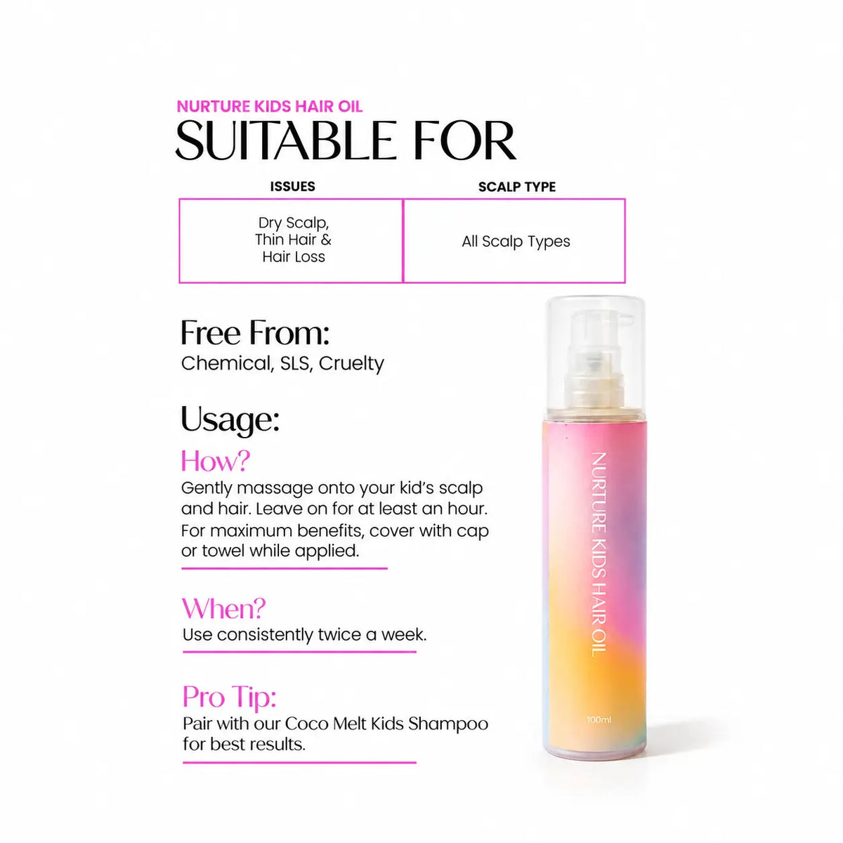 Nurture Kids Hair Oil