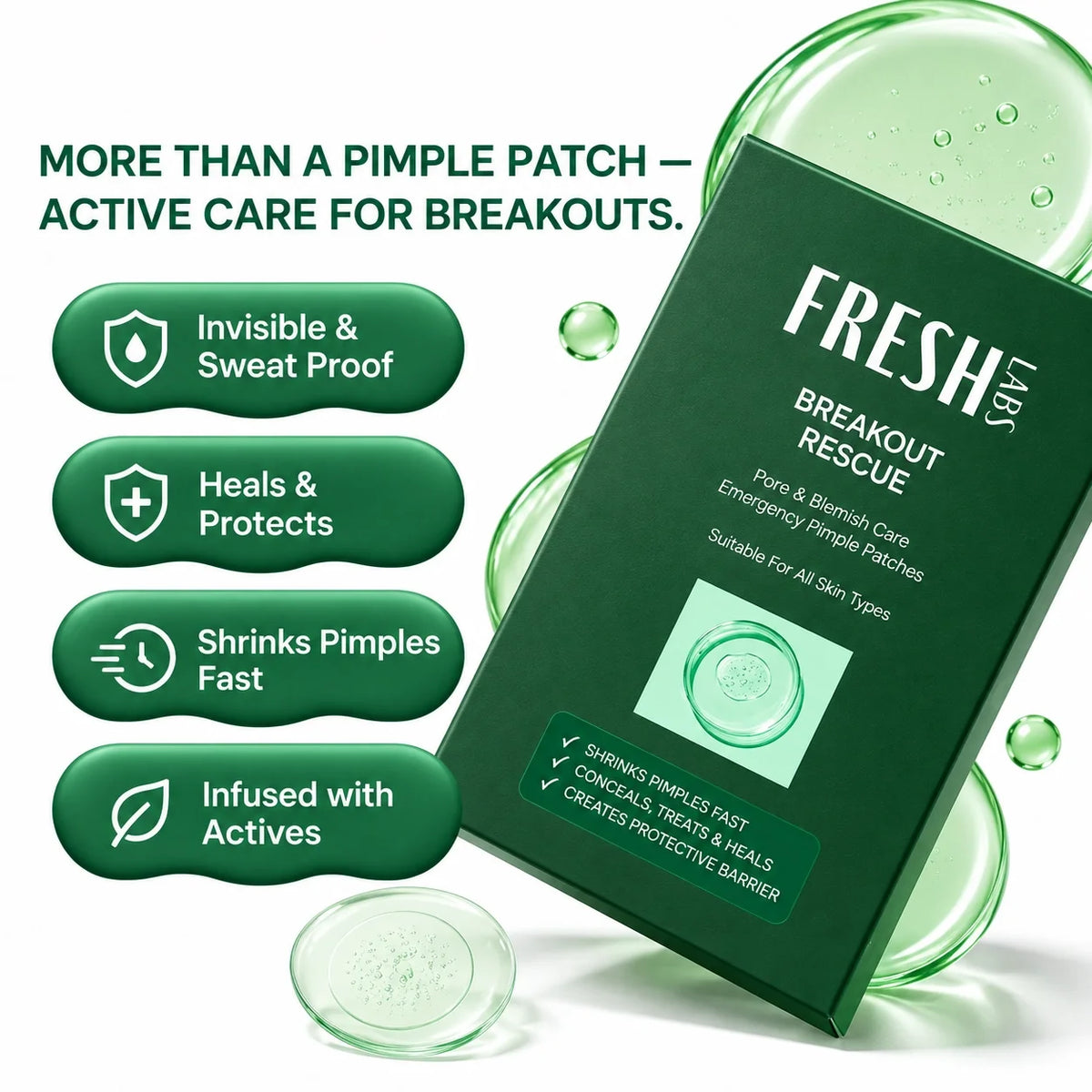 Breakout Rescue Acne Patches