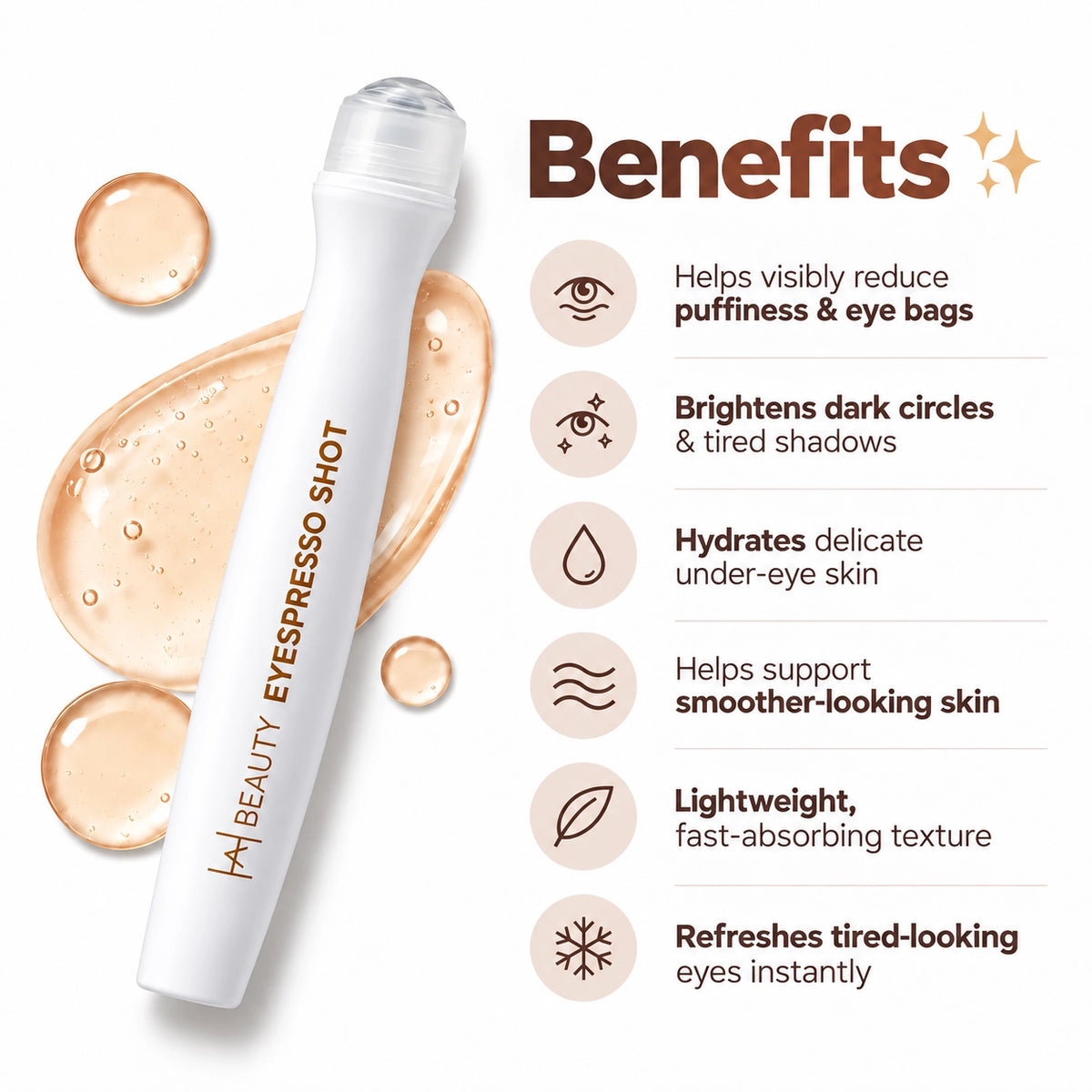 Coffee Under Eye Serum – Dark Circles & Puffiness